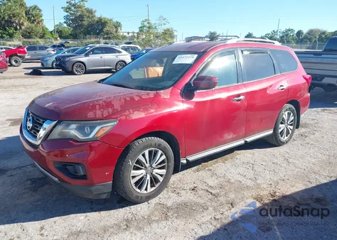 2017 Nissan Pathfinder S z USA, uszkodzony, nr VIN 5N1DR2MN7HC694376